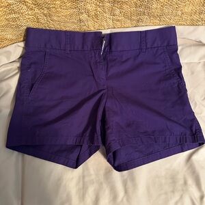 J. Crew Deep Purple Women's Shorts